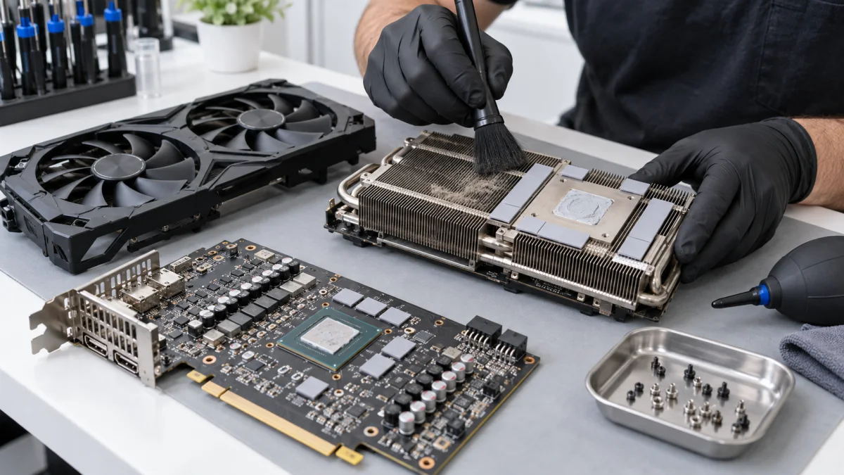 Graphics card cleaning